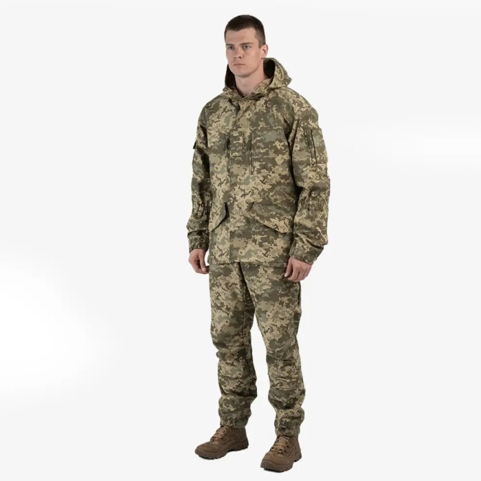 Тактичний костюм Scout Suit RS® в піксельному камуфляжі – надійність і зручність у кожному русі