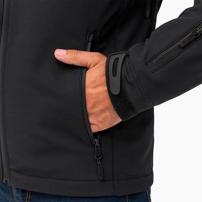 Куртка SoftShell Windbreaker Чорна