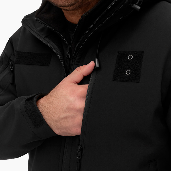 Куртка SoftShell Windbreaker Чорна