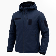 Куртка SoftShell Windbreaker Темно-синя