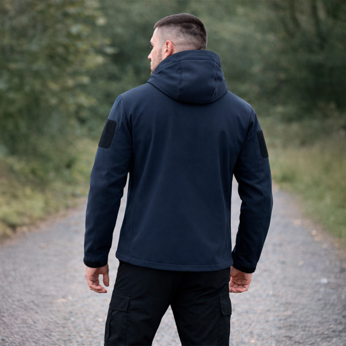 Куртка SoftShell Windbreaker Темно-синя