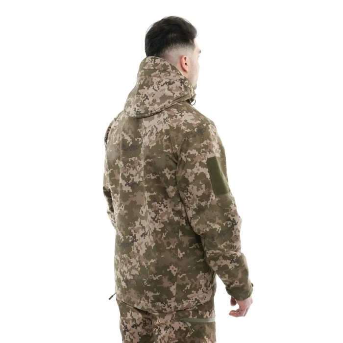 Куртка SoftShell Windbreaker Піксель ММ14