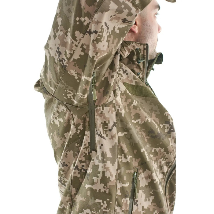 Куртка SoftShell Windbreaker Піксель ММ14