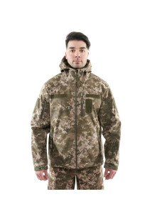 Куртка SoftShell Windbreaker Піксель ММ14