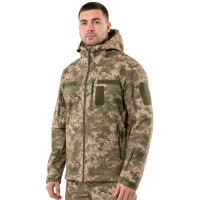Куртка SoftShell Windbreaker Піксель ММ14