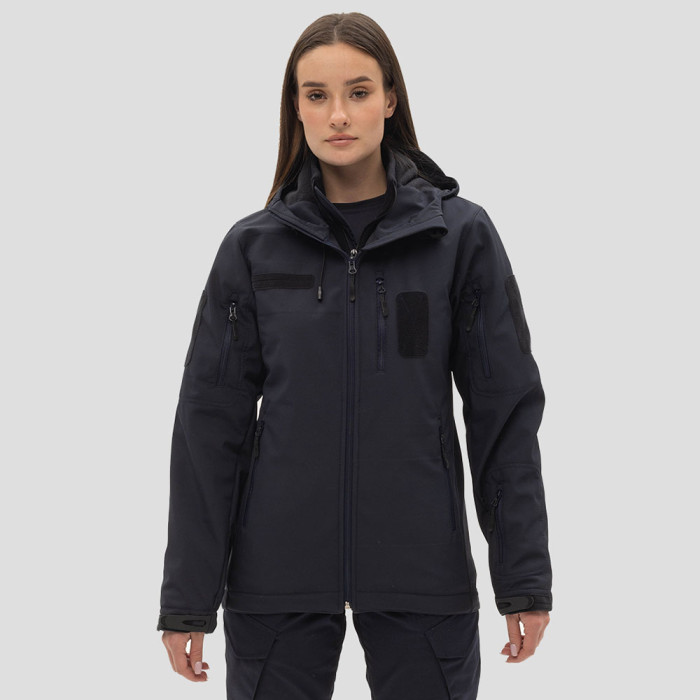 Куртка Lady SoftShell VentDry® Windbreaker Темно-синя 