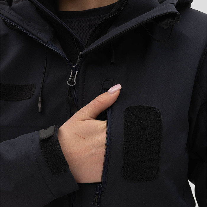 Куртка Lady SoftShell VentDry® Windbreaker Темно-синя 