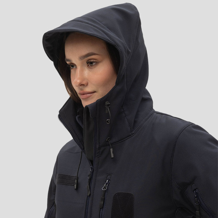 Куртка Lady SoftShell VentDry® Windbreaker Темно-синя 