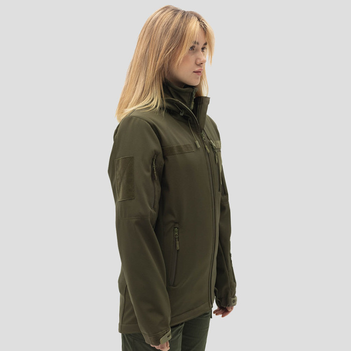 Куртка Lady SoftShell VentDry® Windbreaker Олива