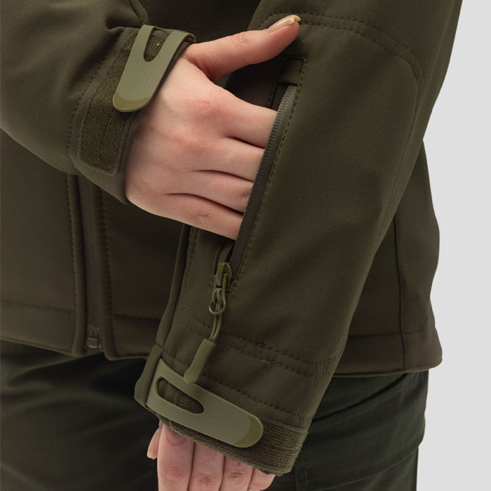 Куртка Lady SoftShell VentDry® Windbreaker Олива