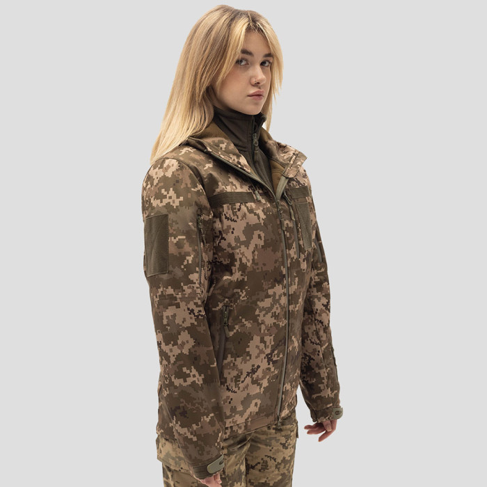 Куртка Lady SoftShell VentDry® Windbreaker Піксель ММ14