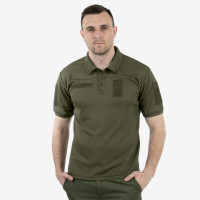 Футболка поло чоловіча олива D-TAC Men's Polo T-Shirt Олива