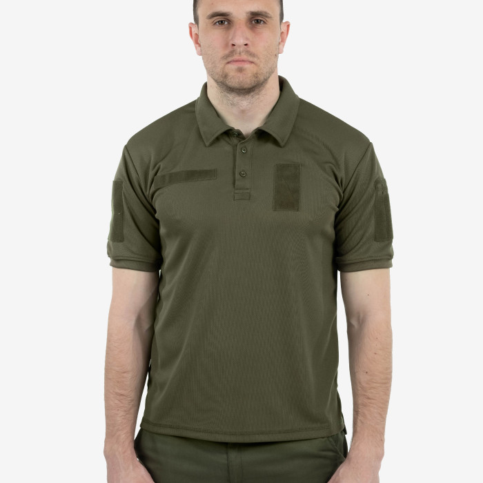 Футболка поло чоловіча олива D-TAC Men's Polo T-Shirt Олива
