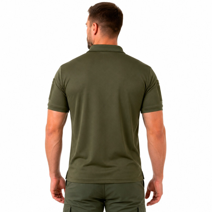 Футболка поло чоловіча олива D-TAC Men's Polo T-Shirt Олива