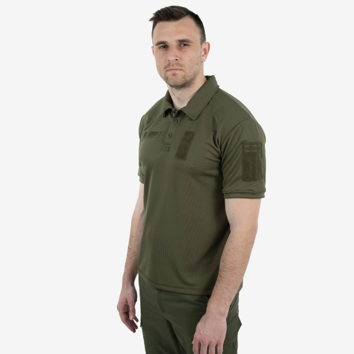 Футболка поло чоловіча олива D-TAC Men's Polo T-Shirt Олива