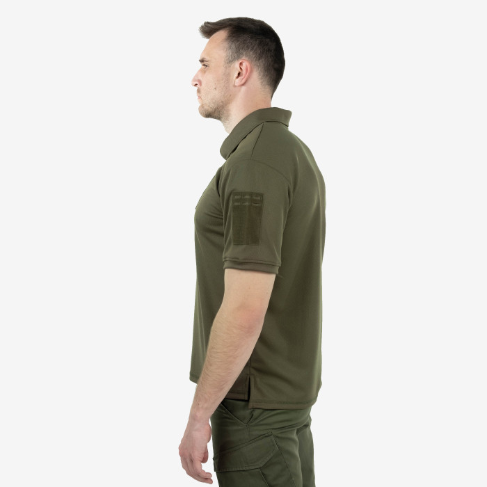 Футболка поло чоловіча олива D-TAC Men's Polo T-Shirt Олива