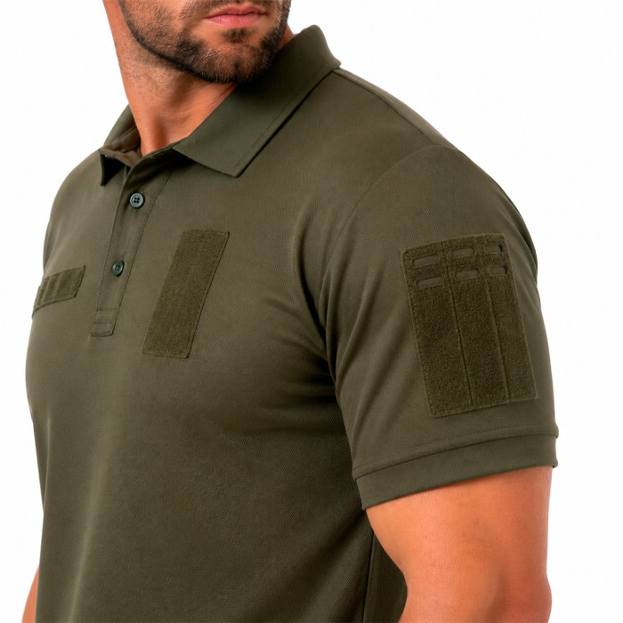Футболка поло чоловіча олива D-TAC Men's Polo T-Shirt Олива