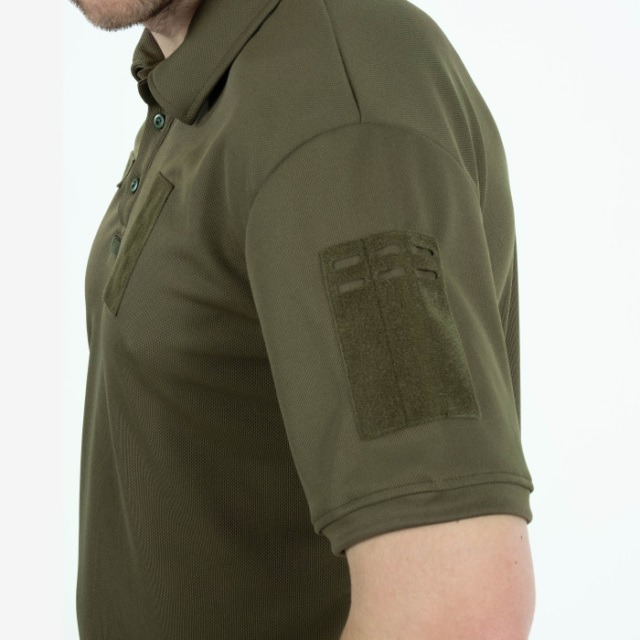 Футболка поло чоловіча олива D-TAC Men's Polo T-Shirt Олива