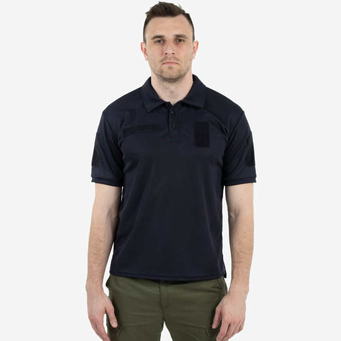 Футболка поло чоловіча олива D-TAC Men's Polo T-Shirt Темно-синя