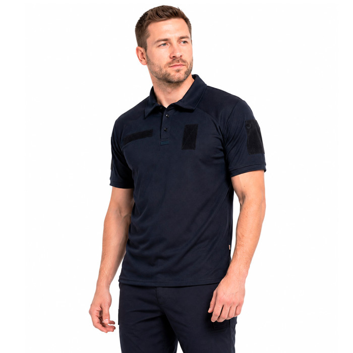 Футболка поло чоловіча олива D-TAC Men's Polo T-Shirt Темно-синя
