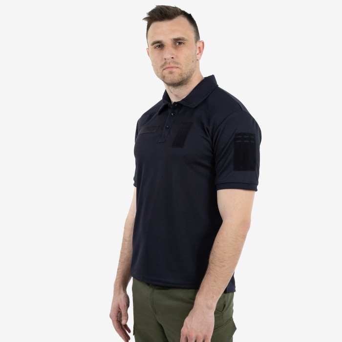 Футболка поло чоловіча олива D-TAC Men's Polo T-Shirt Темно-синя